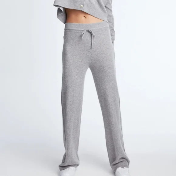 Le ORE Palermo Cashmere Wide Leg Pant Grey sz Small - Picture 1 of 7